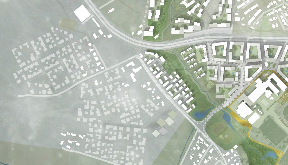 Langsiktig grense for landbruk Planforslaget tar høyde for fremtidig byutvikling på vestsiden av Madla-Revheim, innenfor områdene BO 2 og BO 8.