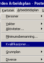 Versjon 4.5 Meny: Kartotek/Aktiviteter Versjon 6.2 Meny: Kartotek/Aktiviteter Det er opprettet to nye menyvalg i Aktiviteter.