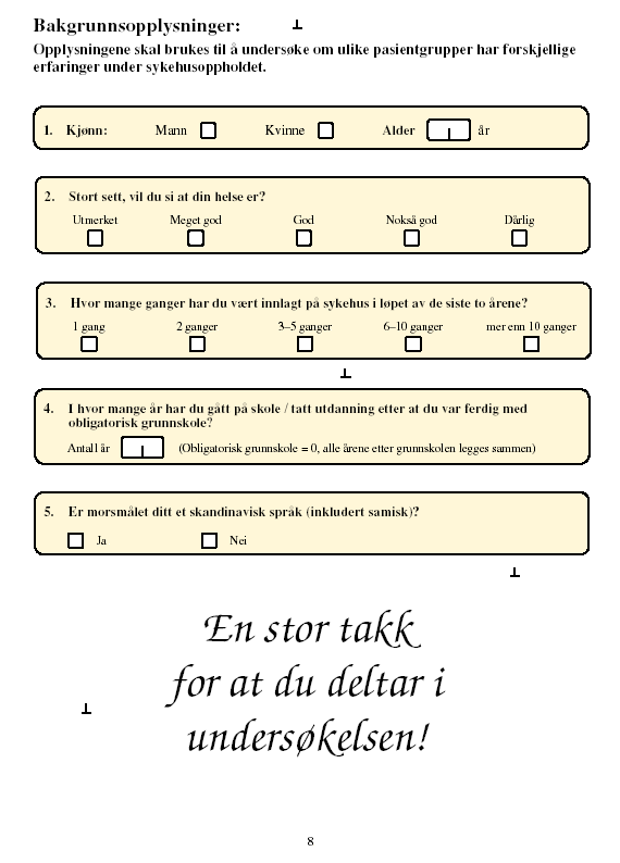 Pasientopplevelser i Helse