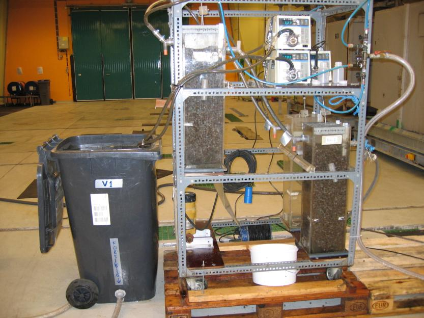 Pilotanlegg bioreaktor Pilotprosjekt for å vurdere andre rensemetoder enn det som finnes på eksisterende anlegg.