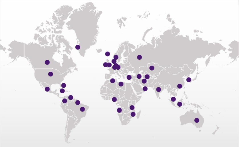 Statoil Lokasjoner i en ordinær rapportering: - Norge, Danmark, UK, Tyskland, Nederland, Belgia, USA, Brasil, India Statoil GBS er