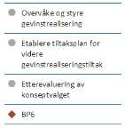 Tillegg og utvidelser - Realisere Evaluering av konseptvalget I