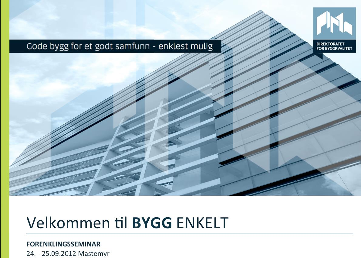 Velkommen til BYGG