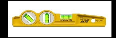 STABILA TYPE 80 A VATER Med dette vatret kan du sjekke arbeider over hodehøyde. Snu vatret med horisontallibellen ned, i denne posisjonen kan du også avlese libellen når den peker ned.