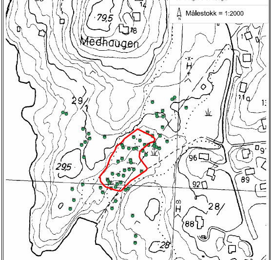 4.3 Bekkjarvik 4.3.1 Arkeologiske registreringer Hordaland fylkeskommune gjennomførte arkeologiske registreringer på forsommeren 2010.