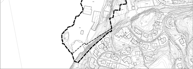 Eksakt avgresning av planområdet. Avgrensingen i sør er utvidet (etter oppstart) blant annet for å få med Helleren. Influensområde Planområdet er det området som direkte berøres av tiltaket.