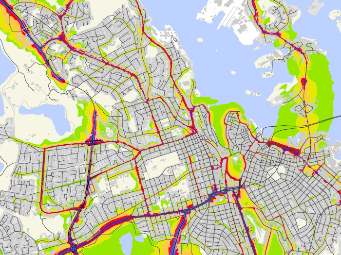 Strategisk støykartlegging 2011 Støy fra vegtrafikk i Stavanger, Sandnes,