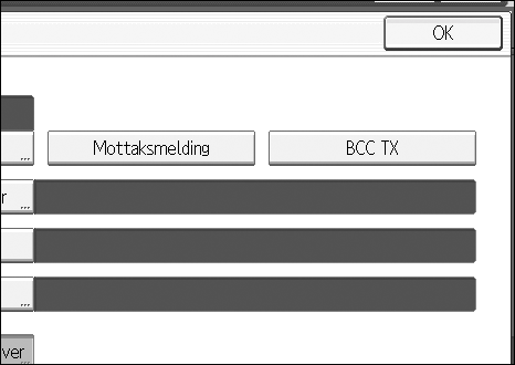 Angi en e-postdestinasjon som BCC Angi en e-postdestinasjon som BCC E-post sendes til alle spesifiserte destinasjoner som bcc. A Legg i originalen og velg de skanneinnstillingene du har bruk for.