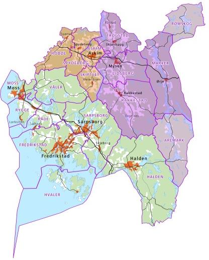 Forslag til organisering av ny kommune, herunder lokalisering av