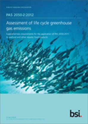 4.1 Standarden Den Britiske standarden (PAS 2050:2) for klimaregnskap av sjømat ble publisert i 2012. BSI har solid erfaring og oppnådde et bredt engasjement og en ryddig utvikling.