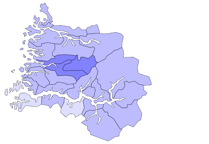 Poliklinikk, Snitt 08-11 Kommuner i