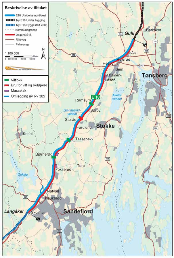 Temarapport: Luftkvalitet Kommunedelplan med konsekvensutredning Tiltaket er vist i figur 1 (oversiktskart) og