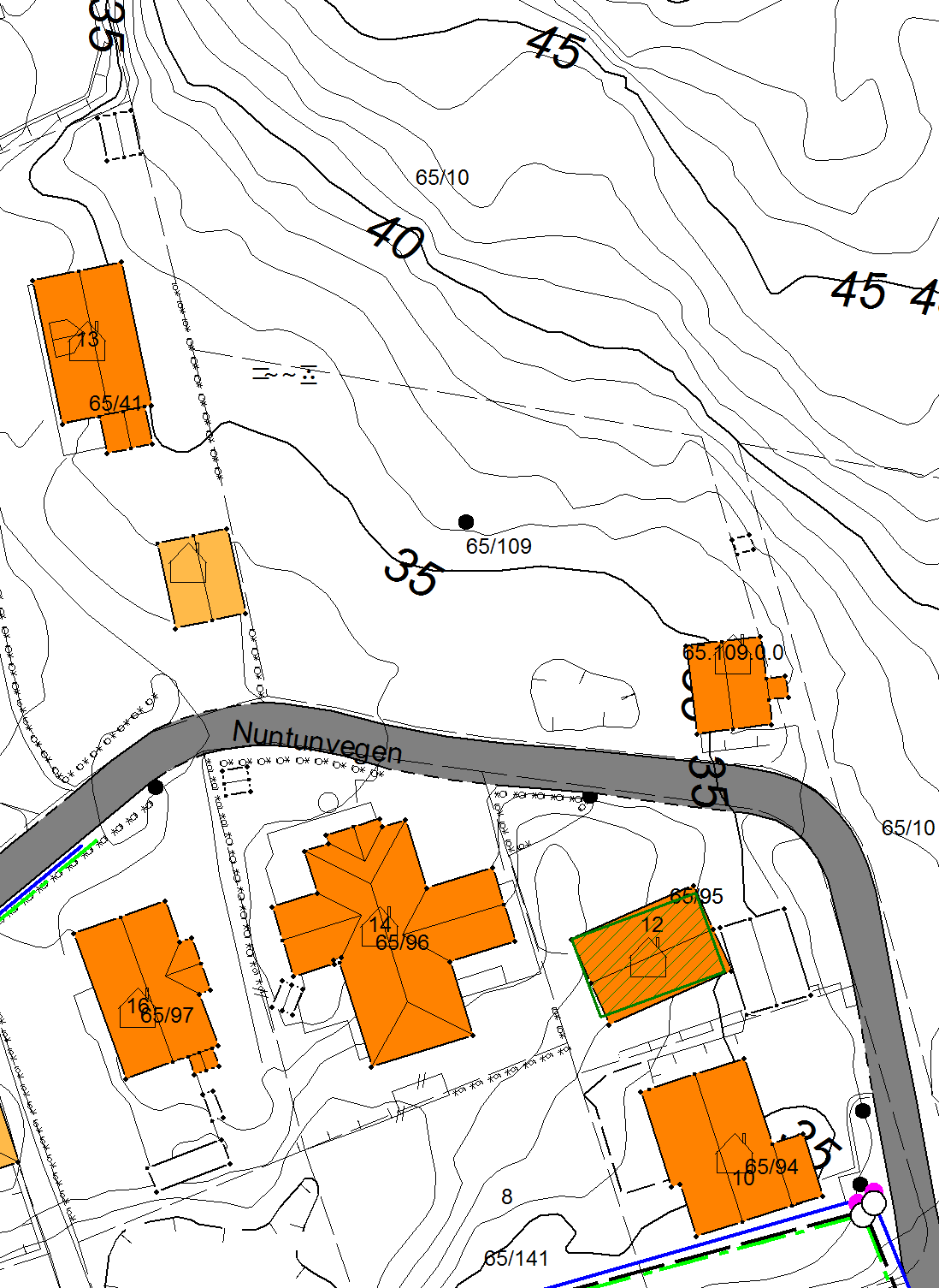 OVERSIKTSKART Gnr/Bnr: Adresse: Målestokk: 65/109 1:500 TYSVÆR KOMMUNE Kartet kan innehalde feil! Dato: Saksbehandler: 22.01.