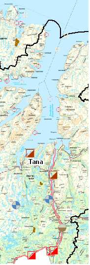1. Oversikt over eksisterende og planlagt basisovervåkning i vannområdene Tana, Neiden og Det finnes flere nasjonale overvåkningsprogram som har overvåkningslokaliteter innenfor vannområdene Tana,