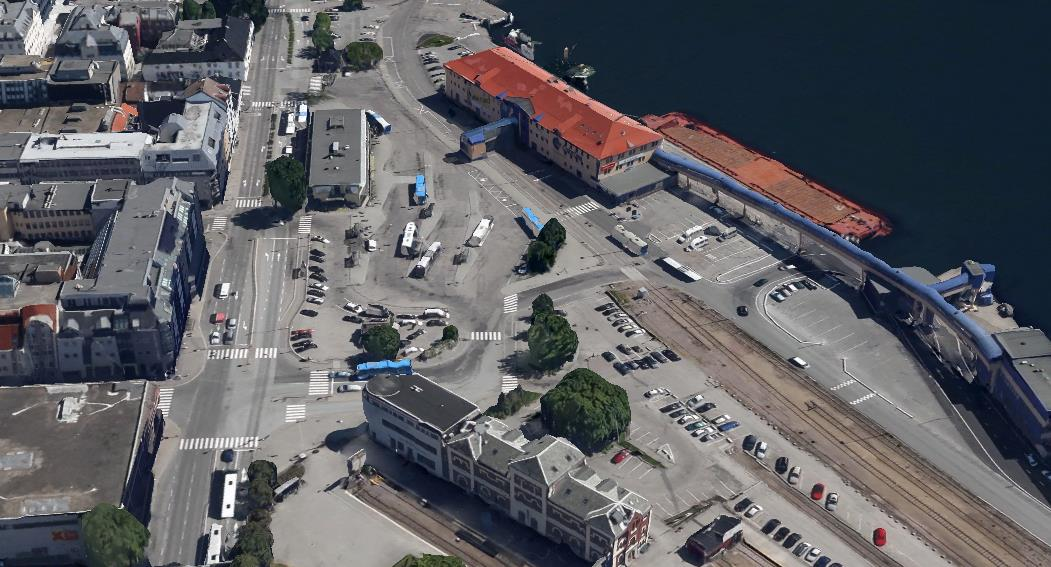 PLANPROGRAM DETALJREGULERING HAVNEGATA/VESTRE STRANDGATE 9 5 Om planforslaget som skal utarbeides Reguleringsplanen er nært knyttet opp mot kommunedelplan for Kvadraturen og Vestre havn, del 1 og det