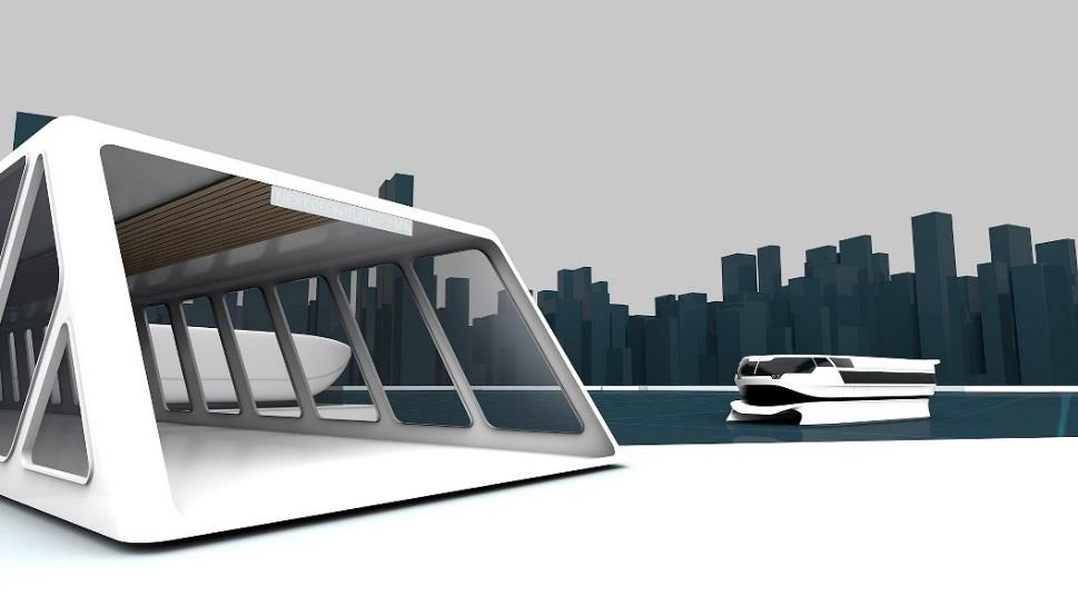 The Urban Water Shuttle Zero emission fastgoing vessel 2014 All Design Rights Property of Maritime CleanTech 2014 All Design Rights Property of Maritime CleanTech The Urban Water Shuttle (UWS) is an