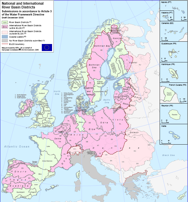 FoU ift Vanndirektivet i Europa.