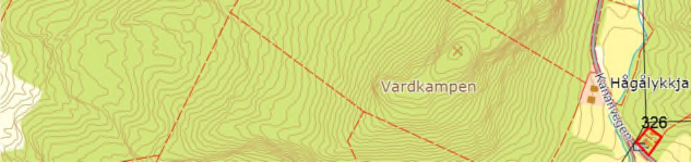 7 2.34 Område: Vardkampen Kartblad nr. 33 Konsekvensutredning: Konsekvensutredningene omfatter evt.