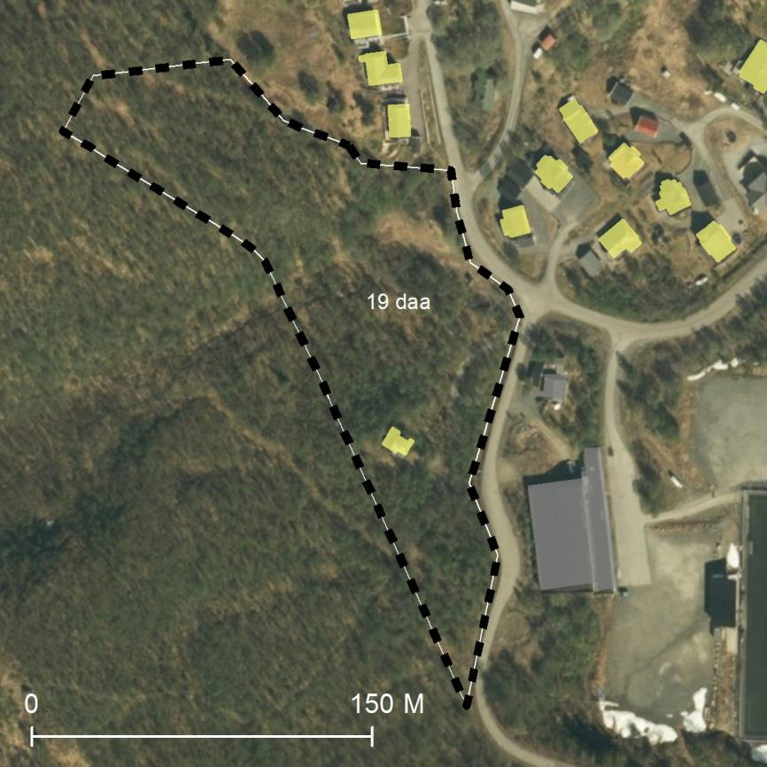 Boliganalyse Harstad 36 Område 8, Fagerlia Total størrelse 19 dekar Avstand til sentrum: 1,5-2 km Boligpotensial: Mellom 30 og 110 basert på hhv lav og høy utnytting.