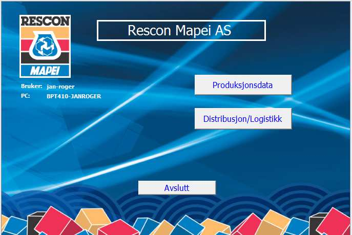 Målinger 2004 Utvikler Rescon Mapei produksjonsoppfølgingssystem.