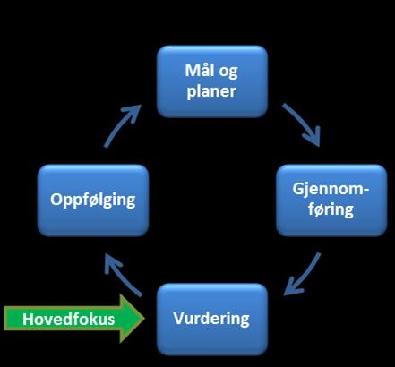 3.3 Kvalitetsutvikling Kvalitetsutvikling blir gjerne beskrevet som en prosess eller et hjul 17. Kvalitetsvurdering inngår som en del av denne prosessen.