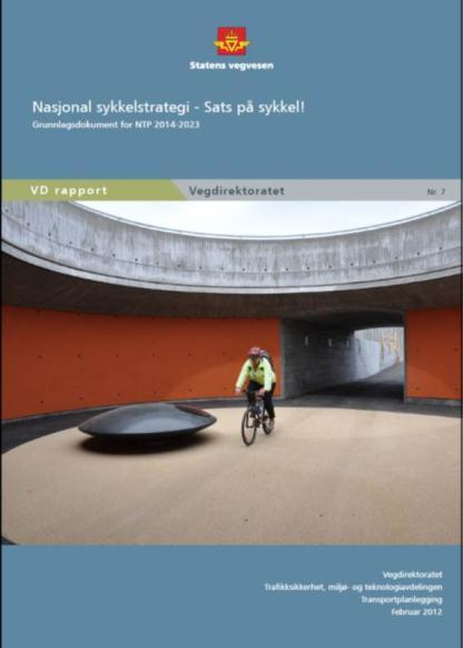 Nasjonal sykkelstrategi Stort potensial i byer og tettsteder Sykkelbyene i region sør viser veg Hovednett for