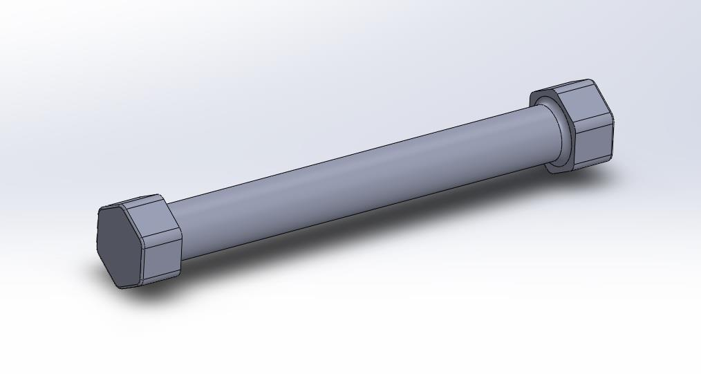 TEKNISK DOKUMENT v2.0 3.1.4 Gripere For festemetode av prøvestav, har gruppen kommet opp med følgende gripere. Sekskantpipe med innvendig mål av 36 mm.