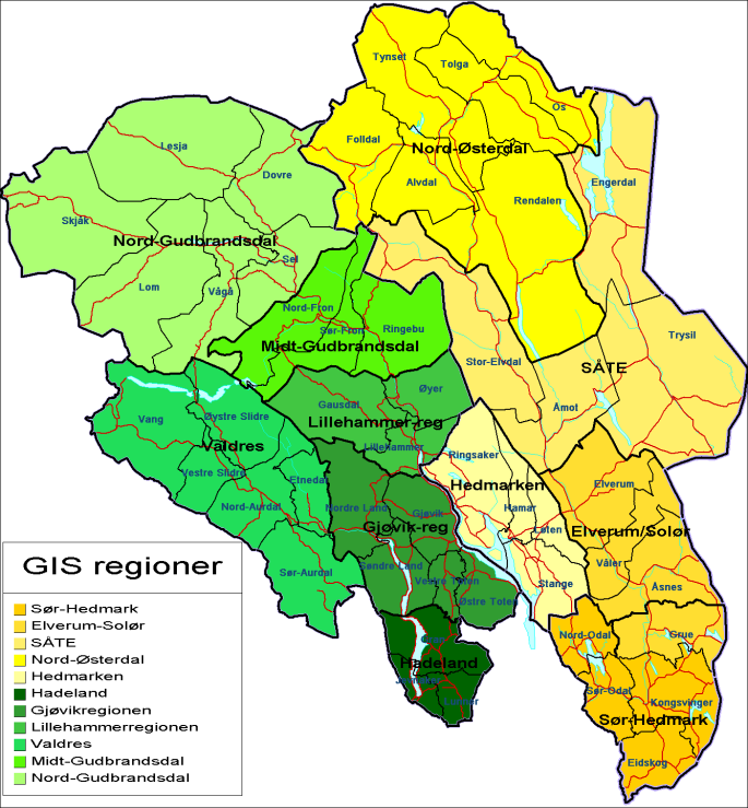 2.6 Geodatasamarbeid 2.6.1 Status/beskrivelse av nåsituasjon I fylkene har de ulike partene forskjellige roller.