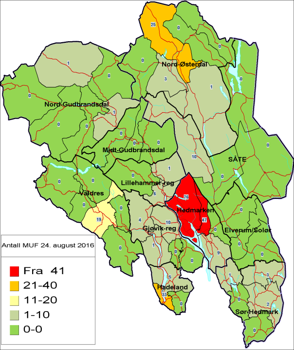 4.3.4.1 Matrikkelenheter Mange kommuner har mangler i matrikkelkartet og eiendomsgrenser som er av dårlig kvalitet. Dette er en utfordring for kommunene og mange trenger en kvalitetsheving av data.