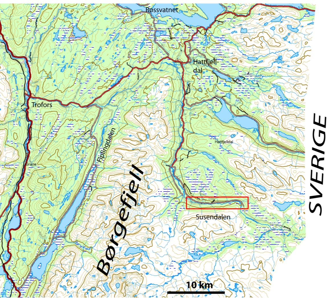 1. FORORD / INNLEDNING Det har i tidligere tider vært drift på skifer i den innerste delen av Susendalen, spesielt takskifer, men også noe har vært tatt ut til belegningsstein.