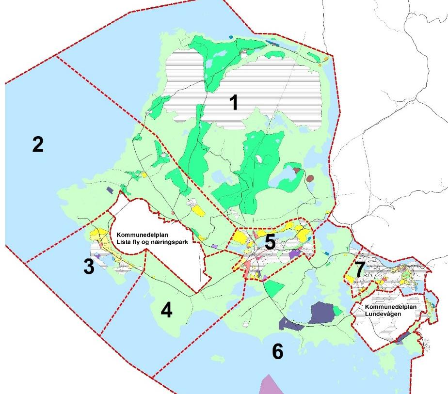 Arealinteresser Tidlig i planarbeidet ble det gjennomført kartlegging og sammenstilling av arealinteressene for temaene natur, friluftsliv, landbruk og (arealbevarende interesser) og private