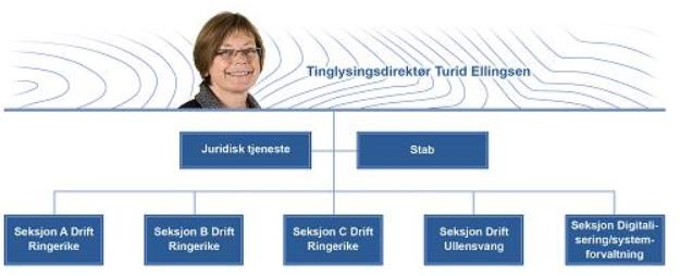 Prosjektet er et samarbeidsprosjekt mellom Landdivisjonen og Tinglysingsdivisjonen i Kartverket I