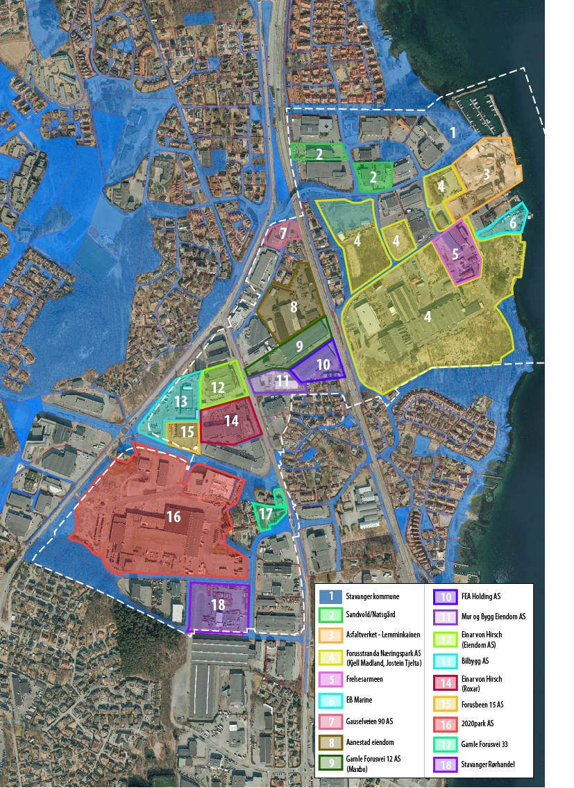 Eiendomsforhold 6. Hovedpunktene i KU Konsekvensutredningen er utarbeidet med basis i vedtatt planprogram og utarbeidet stedsanalyse, transportanalyse, klimaanalyse og ROS-analyse.