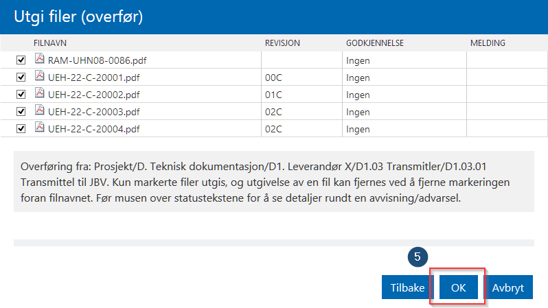 esam/byggeweb Rolleveiledning: Utgiver og Fordeler (Bane NOR) side 3/10 2.