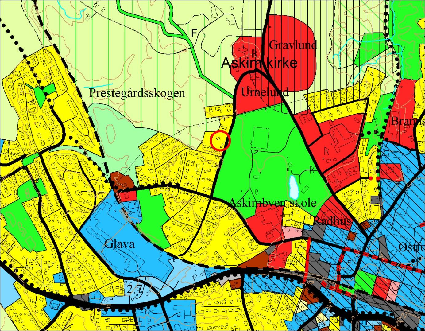 4. PLANSTATUS OG RAMMEBETINGELSER 4.1 KOMMUNEPLAN Planområdet er i kommuneplanens arealdel 2008-2019 markert som nåværende boligområde. Figur 4.