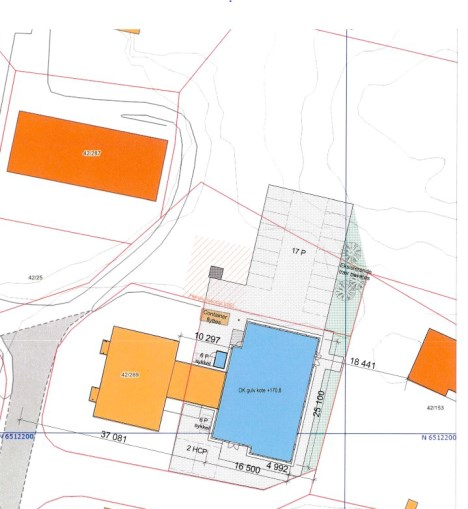 Beliggenhet endringer Vegårshei sentrum 2 1 4 3 5 1. Flytting av planlagt lekeareal nord for Solbergbygget i forbindelse med nytt helsesenter Den 14.