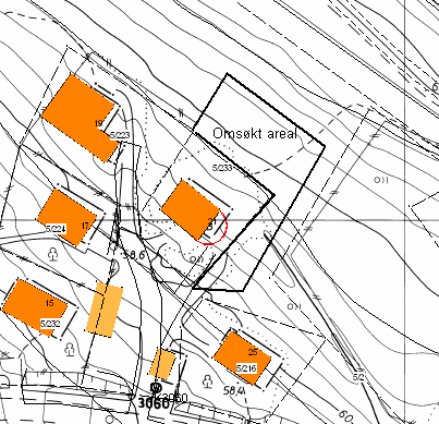 Sak 0007/06 Vurdering: Bergveien 21 inngår i reguleringsplanen for området vest og sør for barnehjemmet i Vestre Jakobselv.