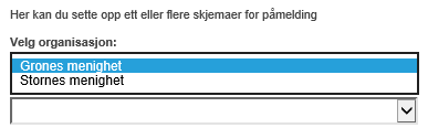 Oppsett av påmeldingsskjema(er) Sett markøren på «Rediger side» i kontrollpanelet.