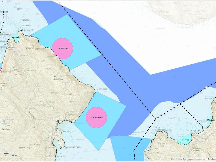 Vedlegg 4: Driftsområde Malangen - Lenvik Anlegg for akvakultur (laks, ørret og regnbueørret) i Driftsområdet Malangen, Lenvik kommune.