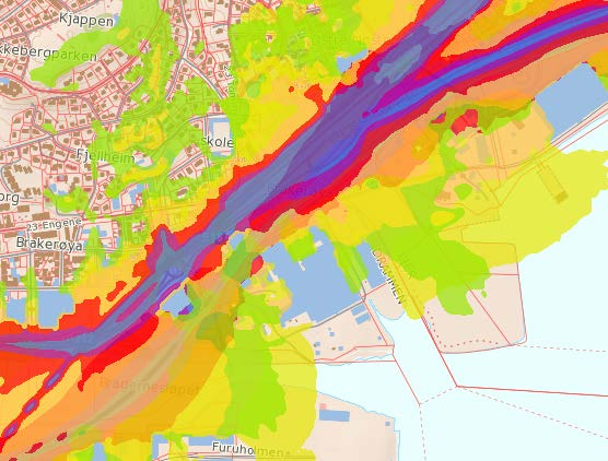 2.9.3 Nærmiljø Planområdet er i dag preget av industri og har liten betydning for nærmiljøet utover tilretteleggingen som er gjort for ferdsel og opphold langs fjorden og elva.