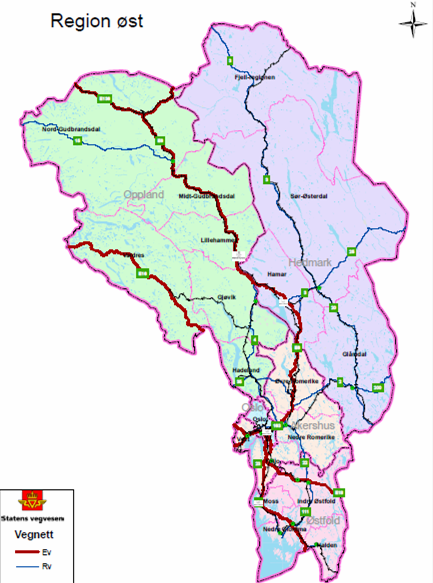 Statens vegvesen Region øst - investering,