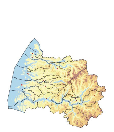 Sogn og Fjordane fylke I Sogn og Fjordane fylke er det per 1. januar 2012 gjennomført 36 sikringssaker som har resultert i 44 sikrede eiendommer fordelt på 28 områder i Naturbase.