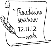 Stempel nr. STS10 Type: Motiv Brukstid 23.11.2007 SENTRUM 23.11.2007 Reg brukt 23.11.2007 IWR Stempel nr. STS15 Type: Motiv Brukstid 03.12.2011 POSTGÅRD 100 ÅR 3.12.2011 Reg brukt 3.12.2011 IWR Stempel nr.