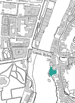 GÅSAPARKEN, BAKKLANDET Når: 1996-1998 Størrelse: ca 1100 m 2 Arkitekt: Trondheim byteknikk Parken som ligger på Bakklandet hadde tidligere dårlig kontakt med vannet.