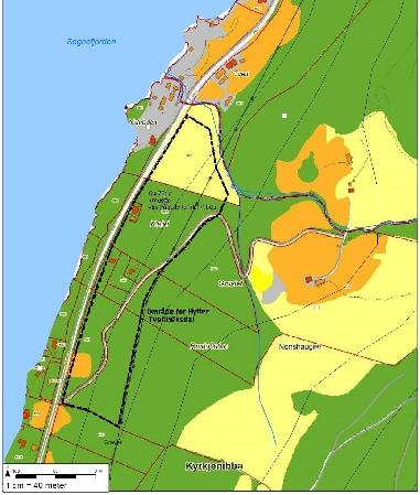 A7 Tveit- Øksdal hytteområde. Vangsnes. Område Tveit-Øksdal, Vangsnes Oversiktkart Areal: ca. 75 da Planlagt arealbruk: Fritidsbustader Detaljkart Planstatus : LNF Eksisterande arealbruk: Utmark.