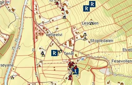 Arkeologisk undersøking må forutsetjast for alle tiltak i som krev inngrep i grunnen Areal og transport +2 Ny veg FV121-Tenoltunet, og ny bruk av gamlevegen som tilkomst til eksisterande bustader og