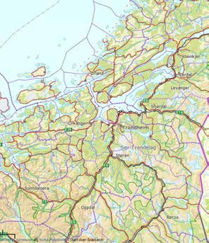 1-3 &17 16 13 4-6 7-12 14 Figur 1. Oversikt over undersøkte lokalitetene i Møre og Romsdal 2013.