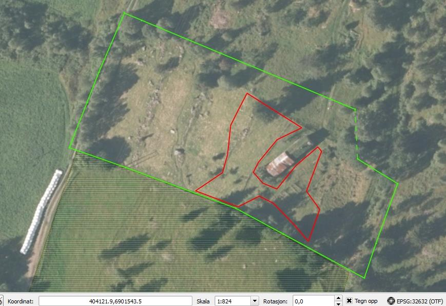 Kartlegging av utvalde naturtypar i Møre og Romsdal 2015 1. april 2016 18 Figur 10. Like ovanfor husa finst eit lite område med mellom anna prestekragar, jonsokkoll og gulaks.