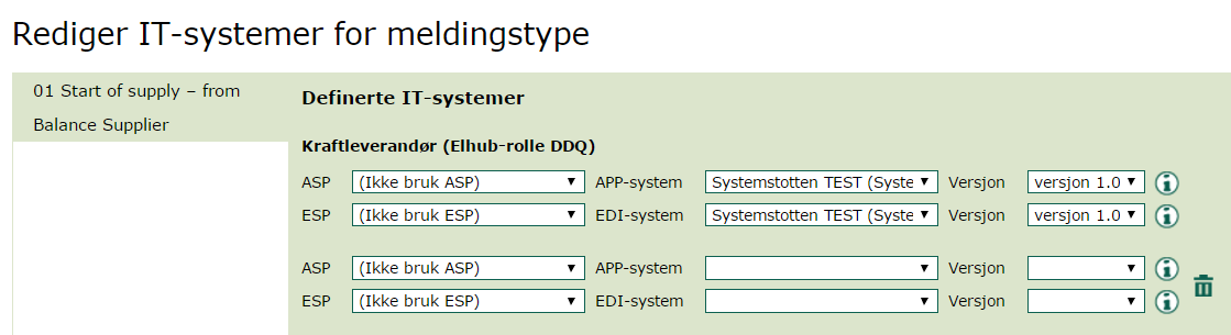 1 Velg arkfanen "Meldinger/prosesskomponenter".