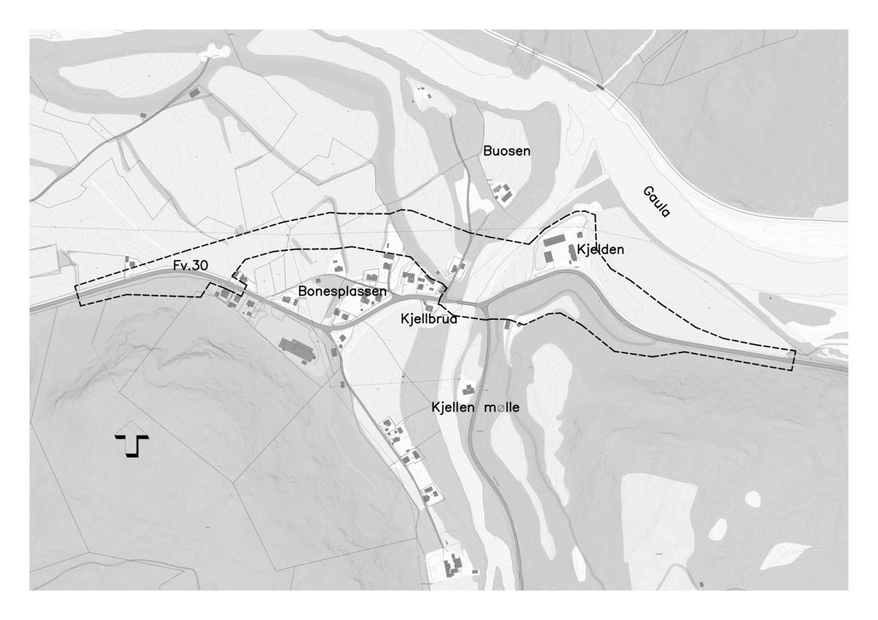 3.5 Planavgrensning Figur 5 Avgrensning av planområdet 3.